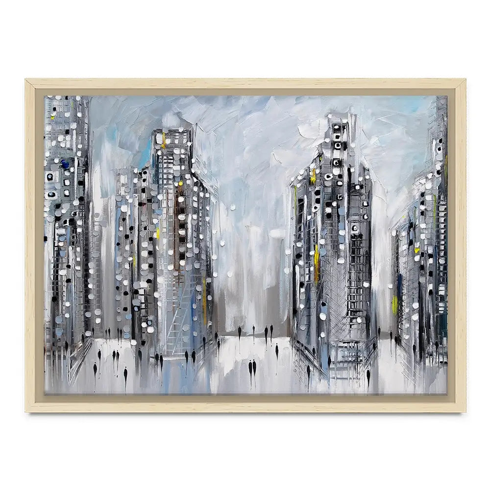 City Street Scene Canvas Print City Street Scene Canvas Print wall art product Ekaterina Ermilkina