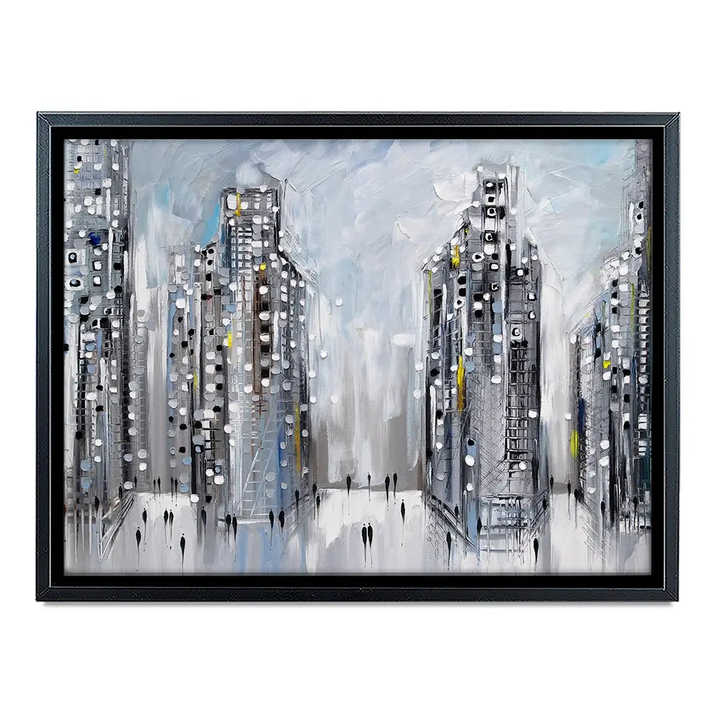 City Street Scene Canvas Print City Street Scene Canvas Print wall art product Ekaterina Ermilkina
