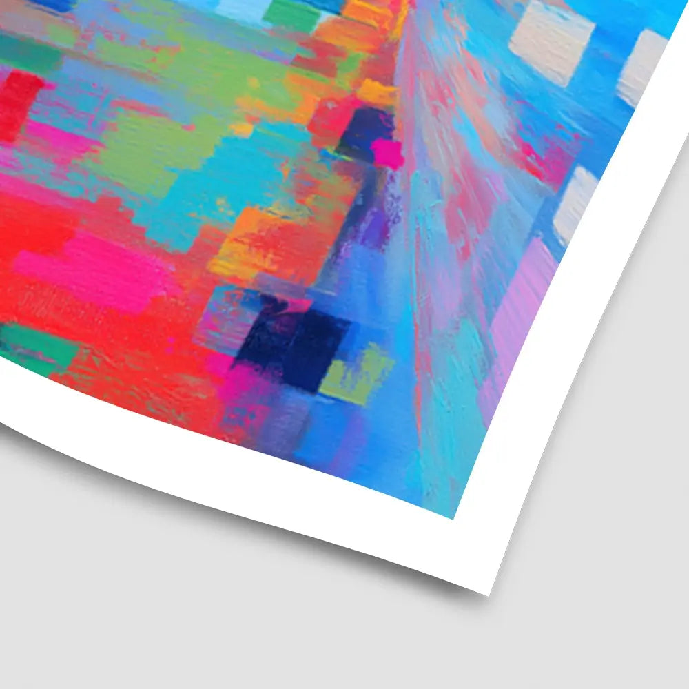 City Sunrise In Colour Art Print City Sunrise In Colour Art Print wall art product Chromatic Storm Studio