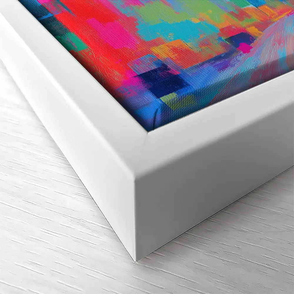 City Sunrise In Colour Canvas Print City Sunrise In Colour Canvas Print wall art product Chromatic Storm Studio