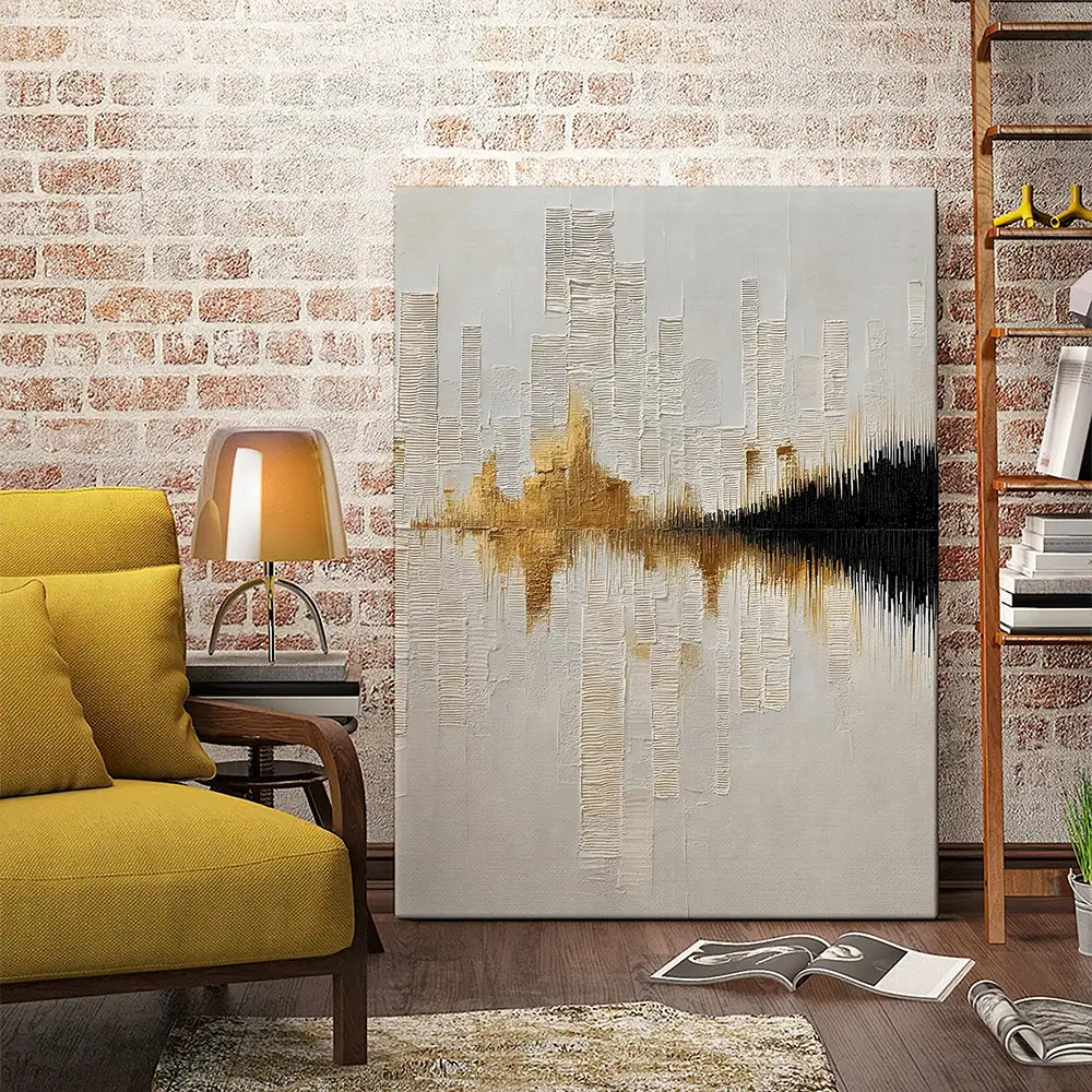 City View Afar Canvas Print City View Afar Canvas Print wall art product LSR Design Studio - Independent