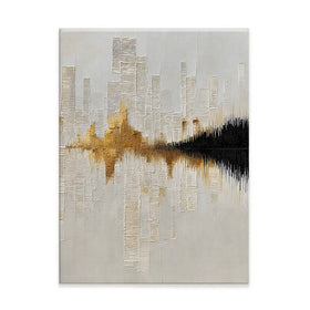 City View Afar Canvas Print City View Afar Canvas Print wall art product LSR Design Studio - Independent