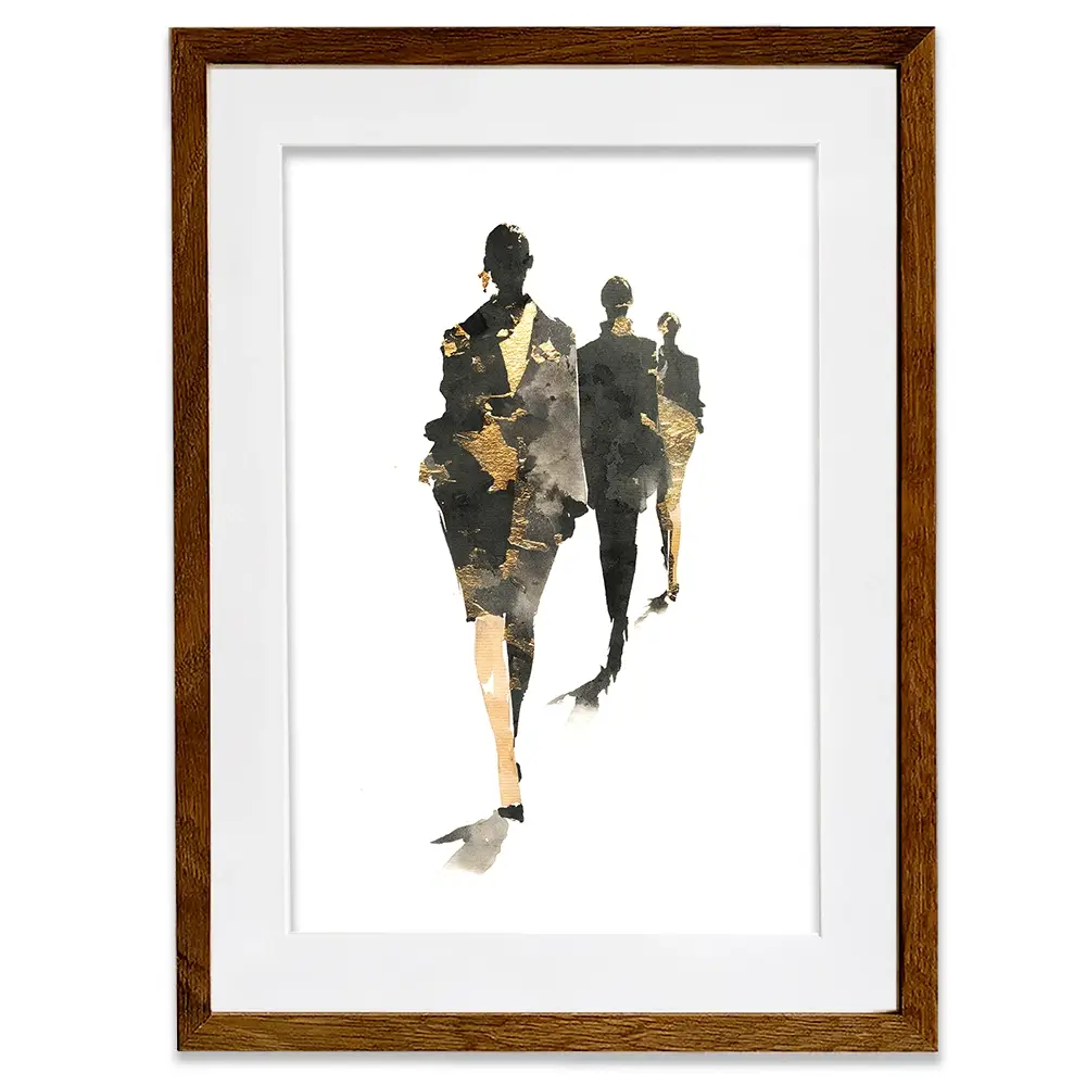 City Walkers Framed Art Print City Walkers Framed Art Print wall art product Svetlana Aleynikova