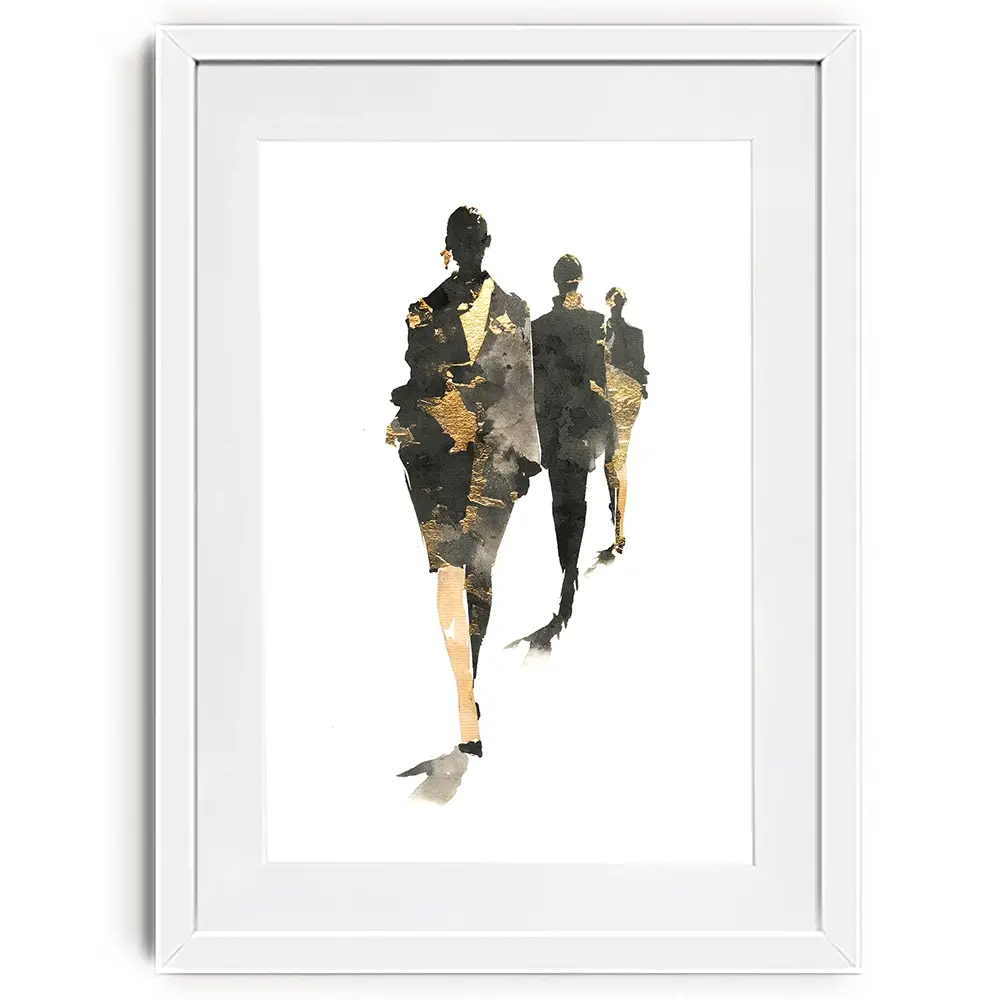 City Walkers Framed Art Print City Walkers Framed Art Print wall art product Svetlana Aleynikova