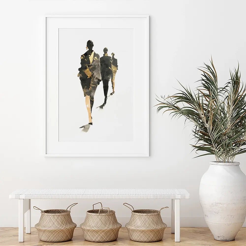 City Walkers Framed Art Print City Walkers Framed Art Print wall art product Svetlana Aleynikova