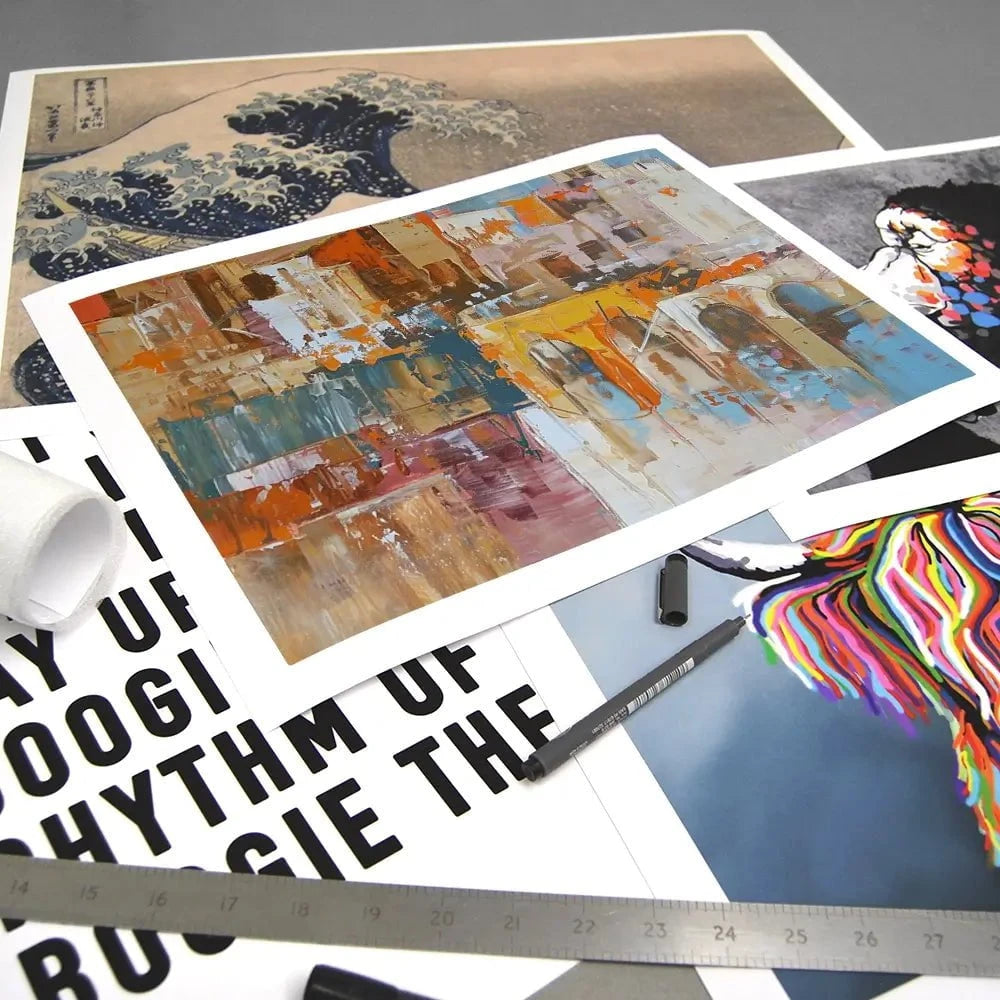 Cityscape View Art Print Cityscape View Art Print wall art product Elena Avanesova