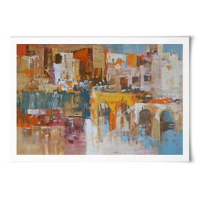 Cityscape View Art Print Cityscape View Art Print wall art product Elena Avanesova