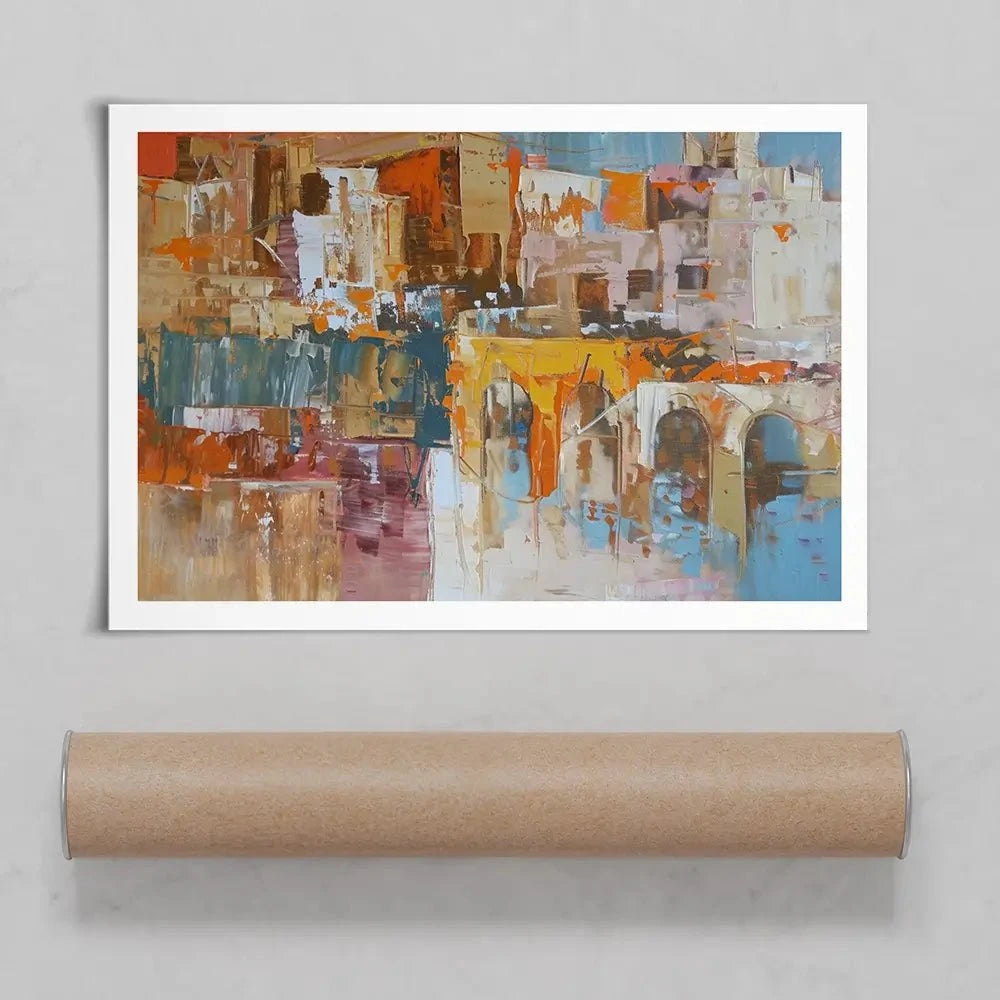 Cityscape View Art Print Cityscape View Art Print wall art product Elena Avanesova