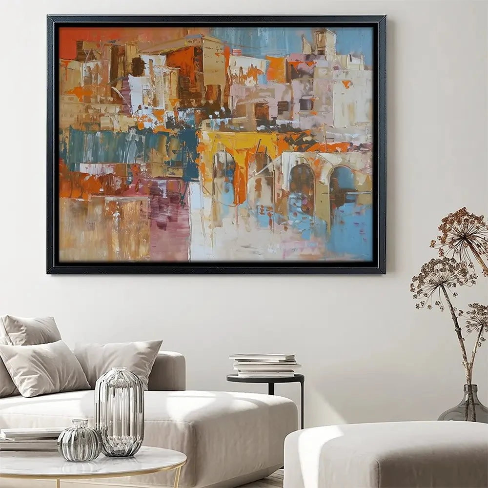 Cityscape View Canvas Print Cityscape View Canvas Print wall art product Elena Avanesova