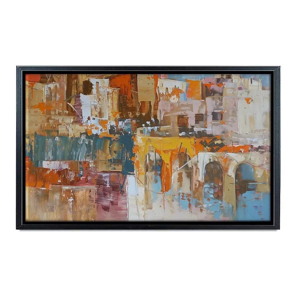 Cityscape View Canvas Print Cityscape View Canvas Print wall art product Elena Avanesova