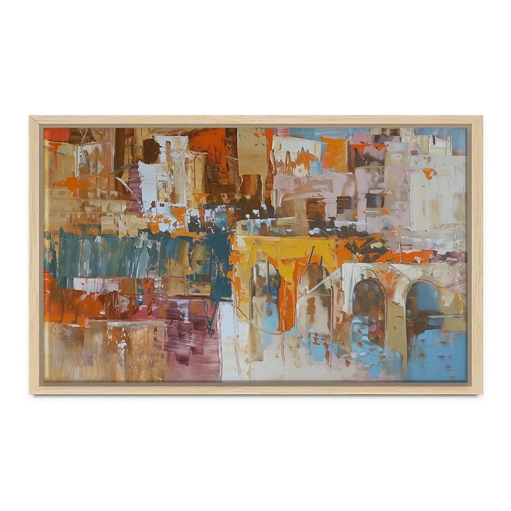 Cityscape View Canvas Print Cityscape View Canvas Print wall art product Elena Avanesova