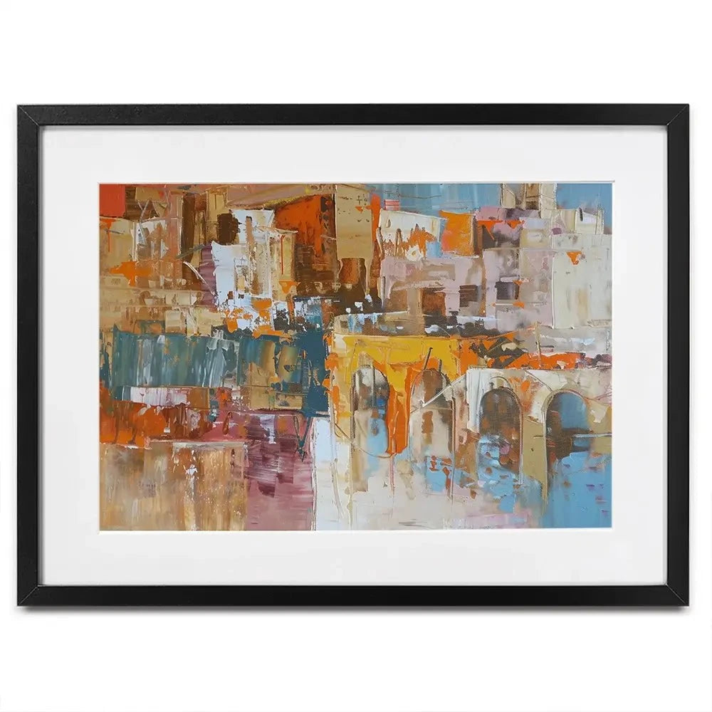 Cityscape View Framed Art Print Cityscape View Framed Art Print wall art product Elena Avanesova