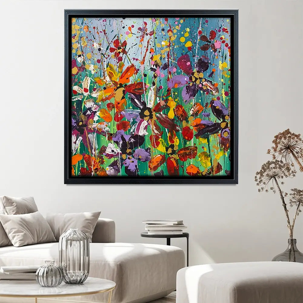 Clara Square Canvas Print Clara Square Canvas Print wall art product Scarlet Sky Studio