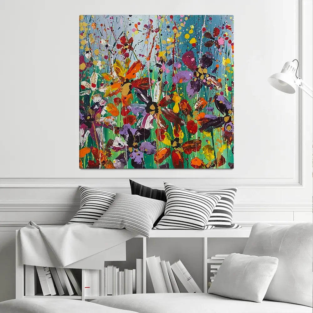 Clara Square Canvas Print Clara Square Canvas Print wall art product Scarlet Sky Studio