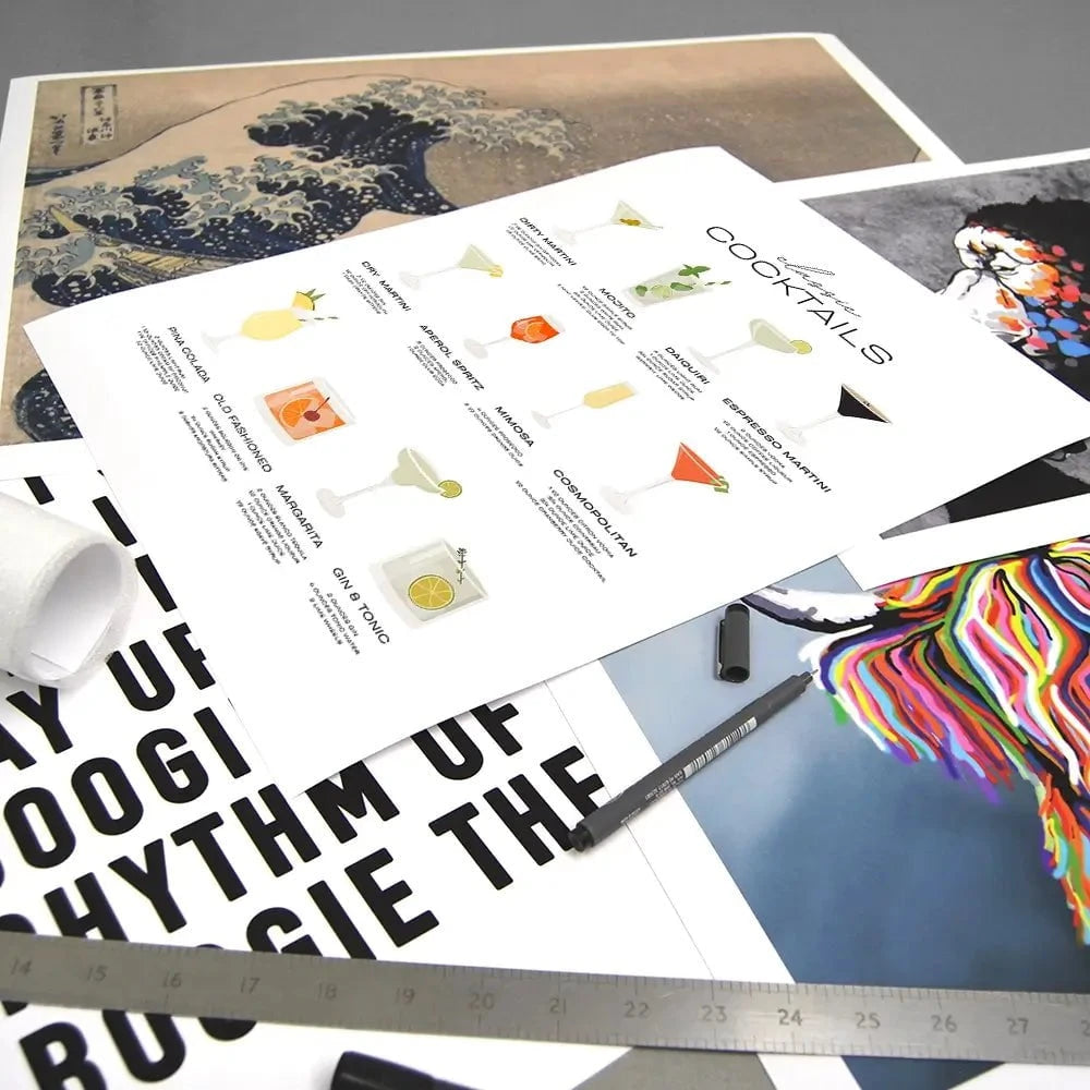 Classic Cocktails Art Print Classic Cocktails Art Print wall art product Art Print Shop