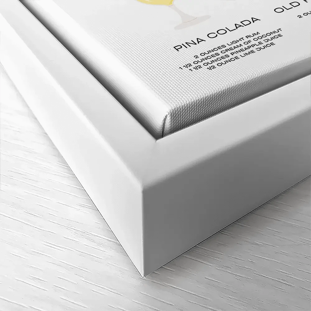Classic Cocktails Canvas Print Classic Cocktails Canvas Print wall art product Art Print Shop