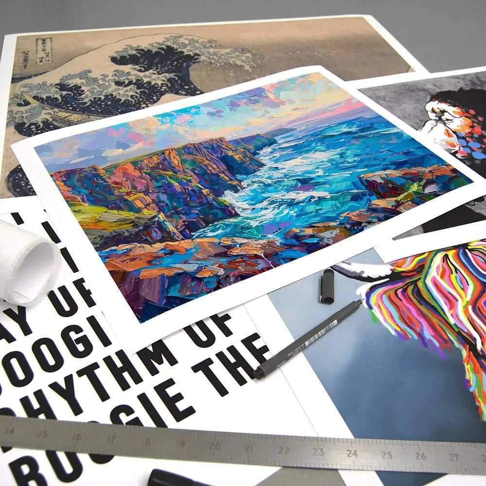 Cliffs Art Print Cliffs Art Print wall art product LSR Design Studio - Independent