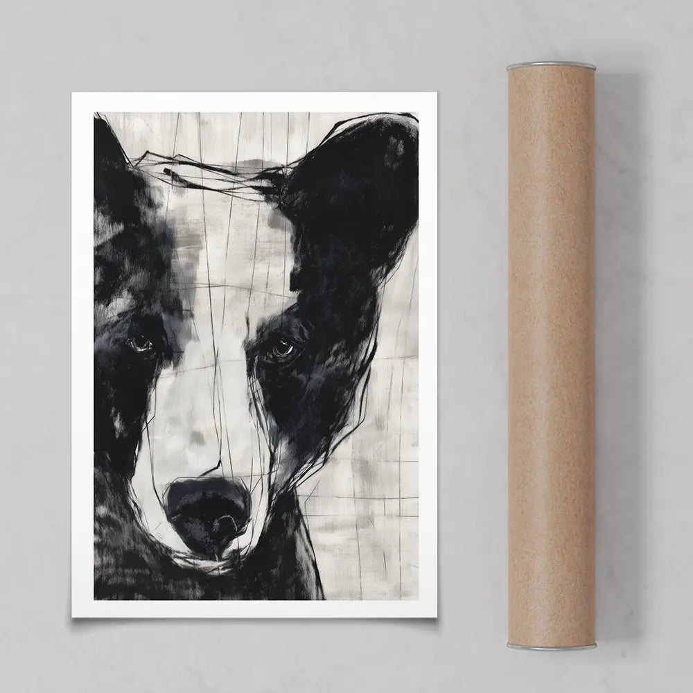 Close Up Bear Portrait Art Print Close Up Bear Portrait Art Print wall art product Chromatic Storm Studio