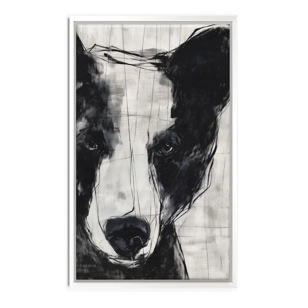 Close Up Bear Portrait Canvas Print Close Up Bear Portrait Canvas Print wall art product Chromatic Storm Studio