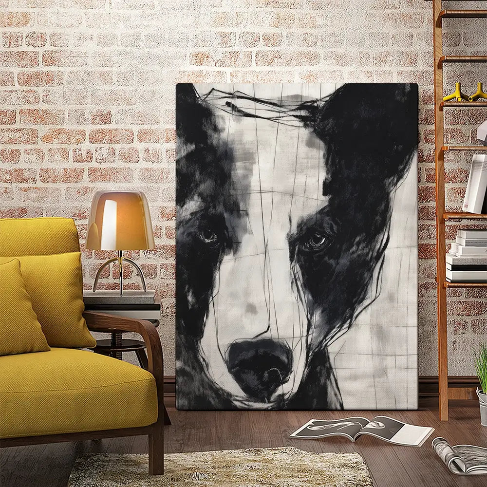 Close Up Bear Portrait Canvas Print Close Up Bear Portrait Canvas Print wall art product Chromatic Storm Studio