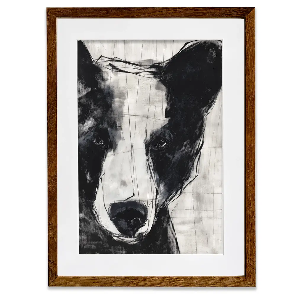 Close Up Bear Portrait Framed Art Print Close Up Bear Portrait Framed Art Print wall art product Chromatic Storm Studio