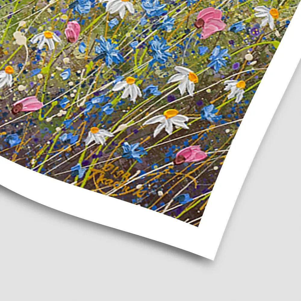 Clouds Over Daisies Art Print Clouds Over Daisies Art Print wall art product Olga Tkachyk
