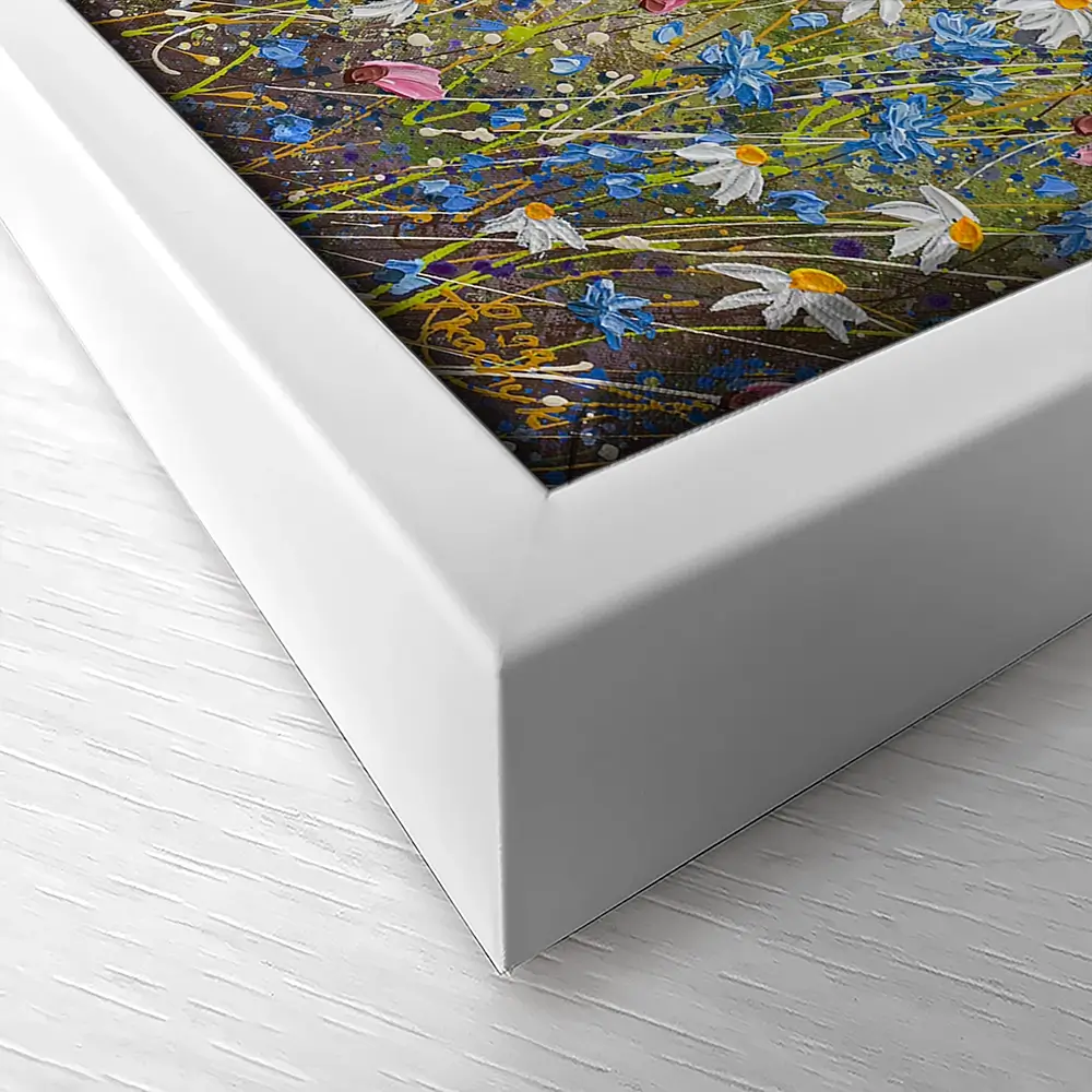 Clouds Over Daisies Canvas Print Clouds Over Daisies Canvas Print wall art product Olga Tkachyk
