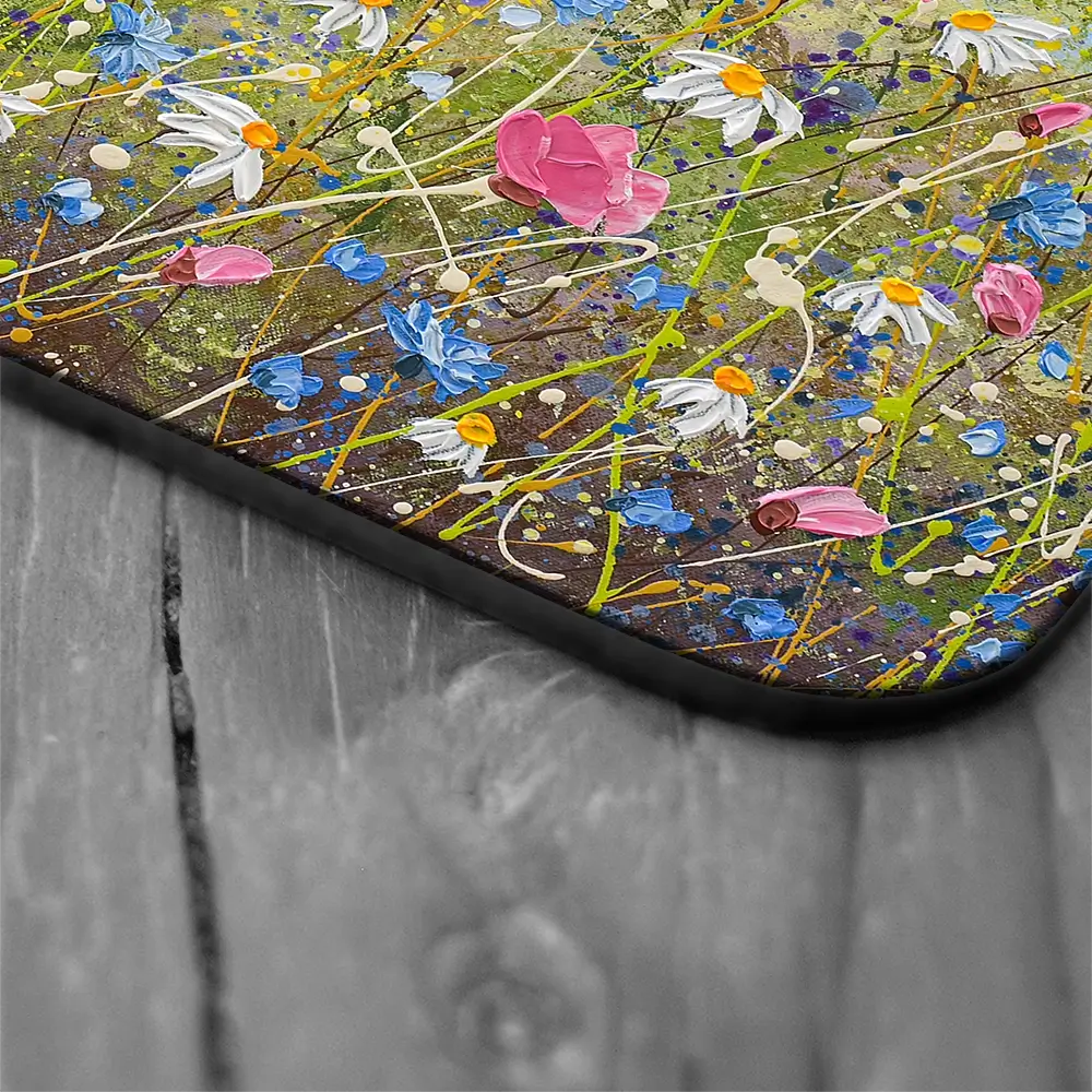 Clouds Over Daisies Coaster Set Clouds Over Daisies Coaster Set wall art product Olga Tkachyk