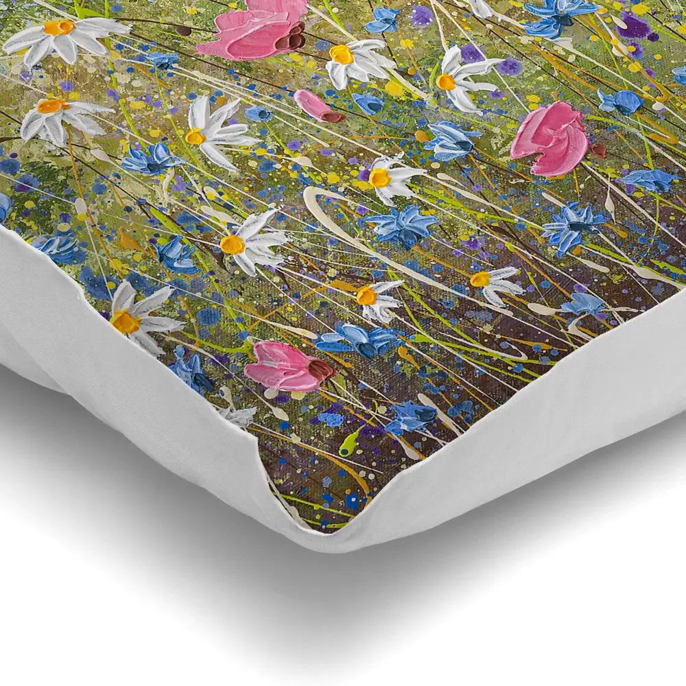 Clouds Over Daisies Cushion Clouds Over Daisies Cushion wall art product Olga Tkachyk