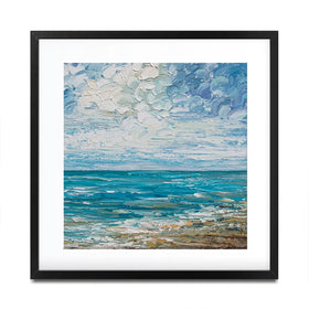 Clouds Square Framed Art Print Clouds Square Framed Art Print wall art product Art Print Shop