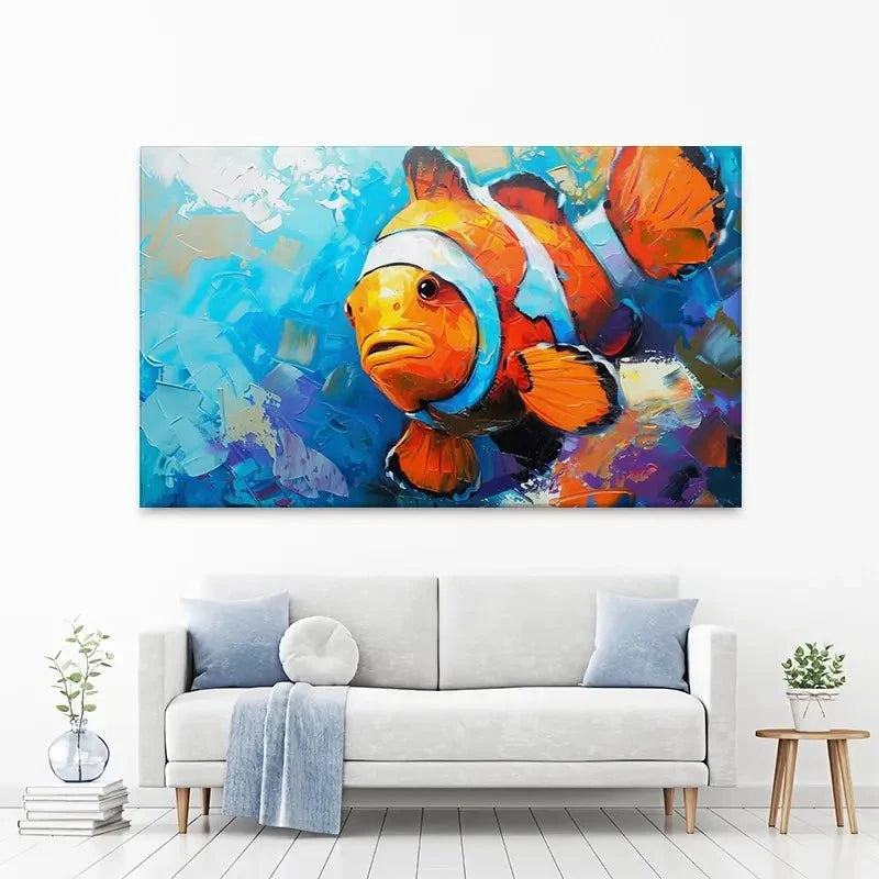 Clown Fish Canvas Print Clown Fish Canvas Print wall art product David Alexander Elder