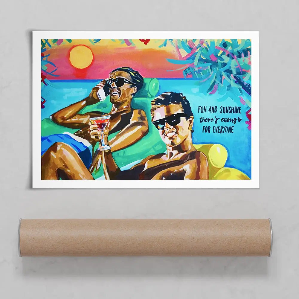Club Tropicana The Boys Art Print Club Tropicana The Boys Art Print wall art product Juliet Stockton