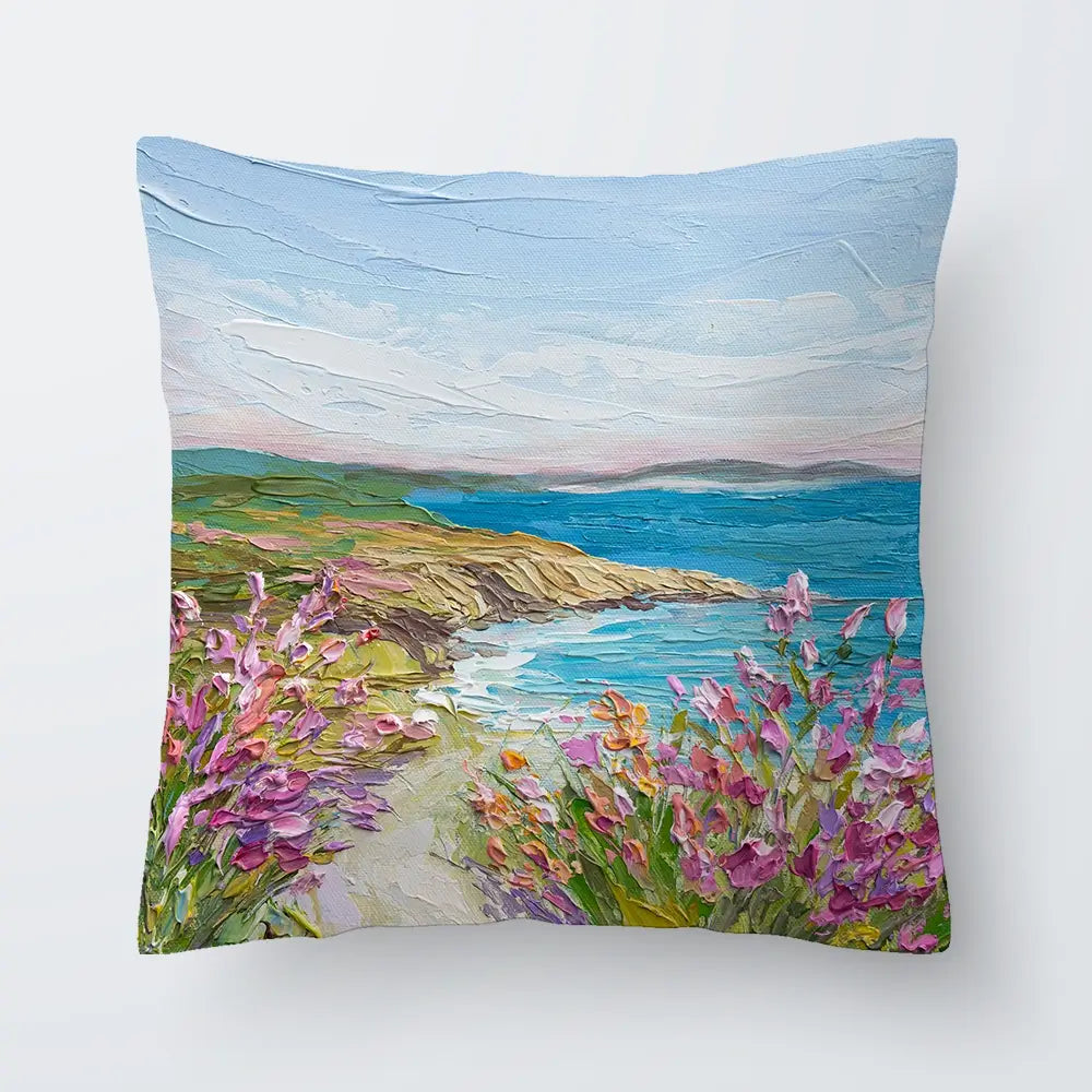 Coastal Blooms Cushion Coastal Blooms Cushion wall art product Olga Tkachyk