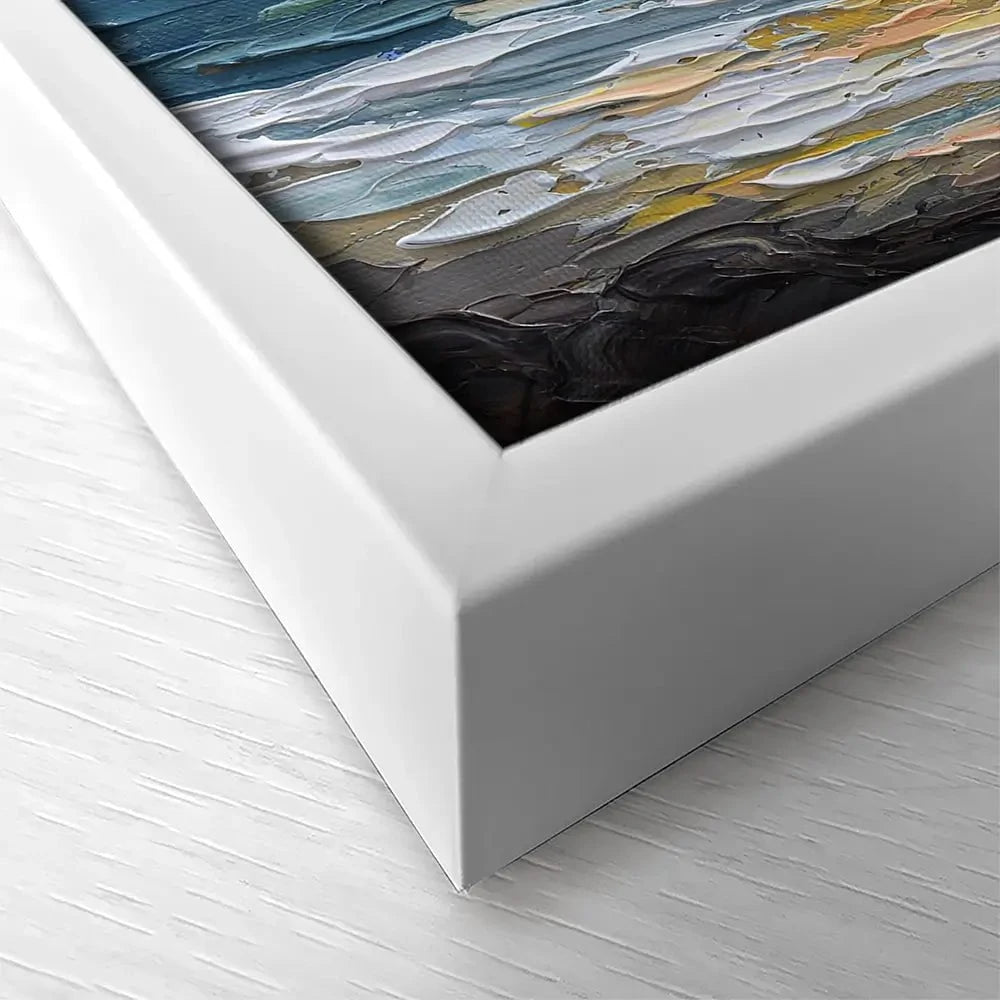Coastal Calm Square Canvas Print Coastal Calm Square Canvas Print wall art product Olga Tkachyk