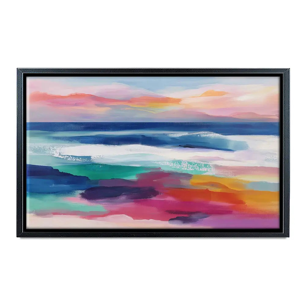 Coastal Dawn Canvas Print Coastal Dawn Canvas Print wall art product Chromatic Storm Studio
