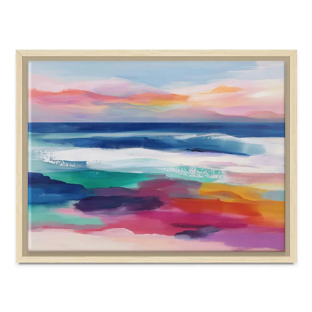 Coastal Dawn Canvas Print Coastal Dawn Canvas Print wall art product Chromatic Storm Studio