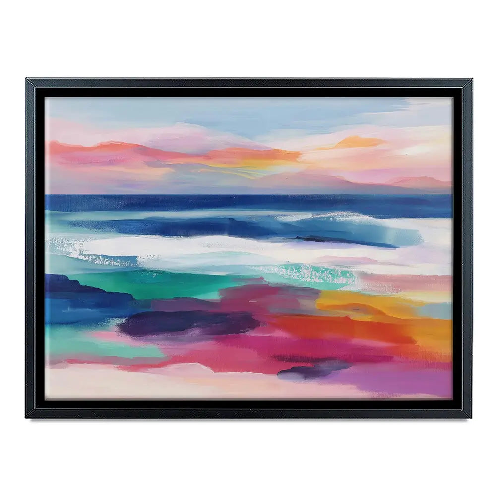 Coastal Dawn Canvas Print Coastal Dawn Canvas Print wall art product Chromatic Storm Studio