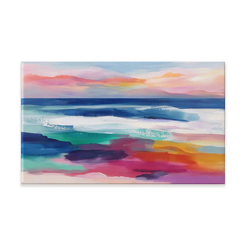 Coastal Dawn Canvas Print Coastal Dawn Canvas Print wall art product Chromatic Storm Studio