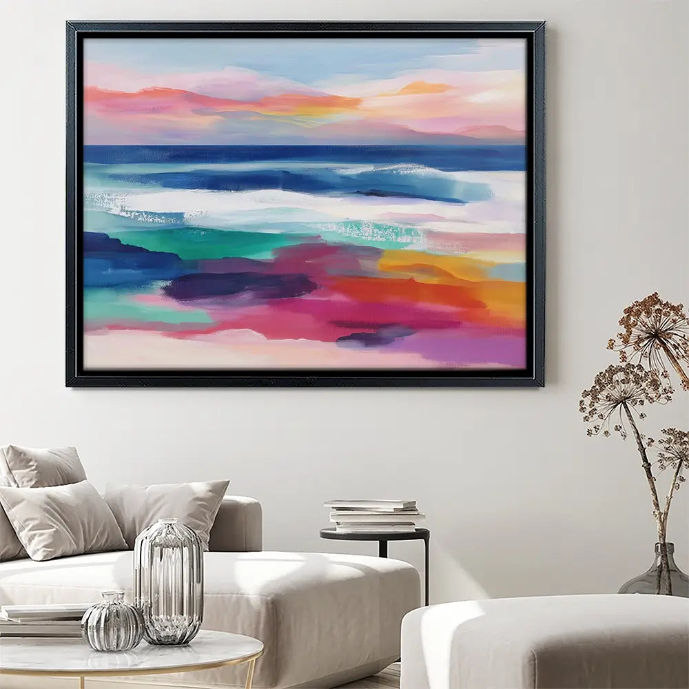 Coastal Dawn Canvas Print Coastal Dawn Canvas Print wall art product Chromatic Storm Studio