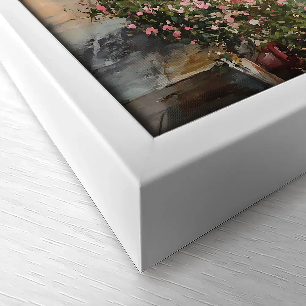Coastal Italian Village Canvas Print Coastal Italian Village Canvas Print wall art product Art by Özge - Independent