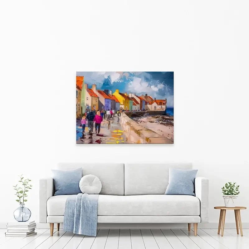 Coastal Path Canvas Print Coastal Path Canvas Print wall art product David Alexander Elder