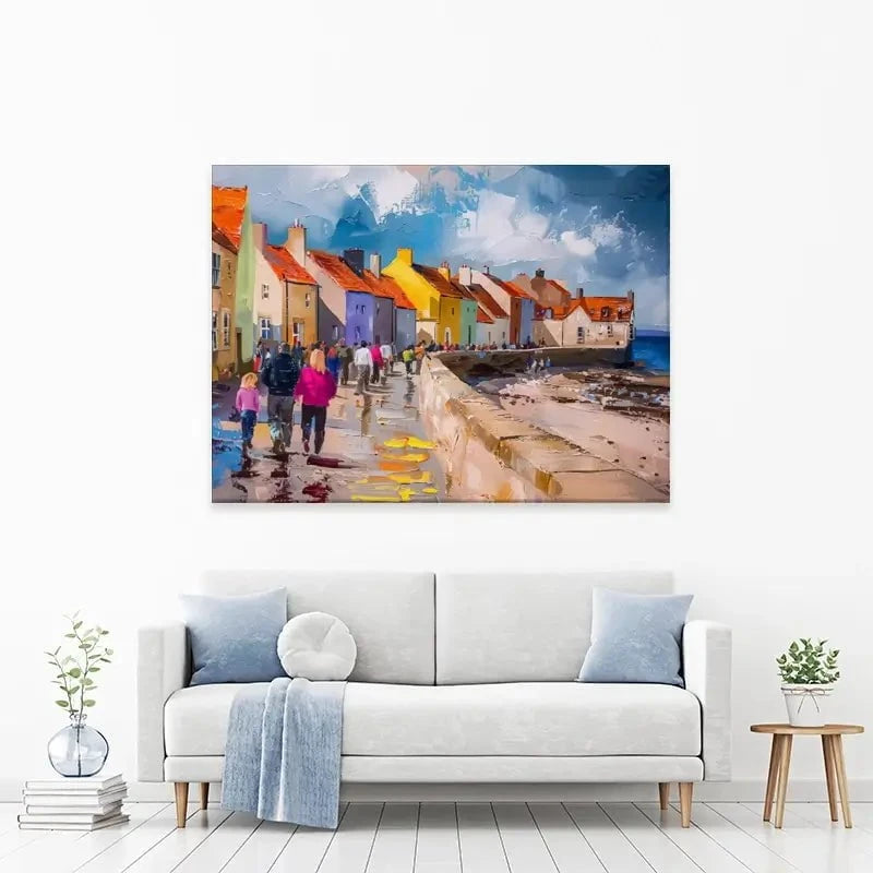 Coastal Path Canvas Print Coastal Path Canvas Print wall art product David Alexander Elder