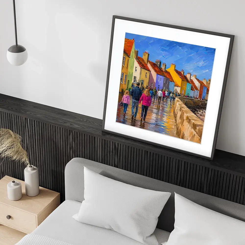 Coastal Path Square Framed Art Print Coastal Path Square Framed Art Print wall art product Art Print Shop