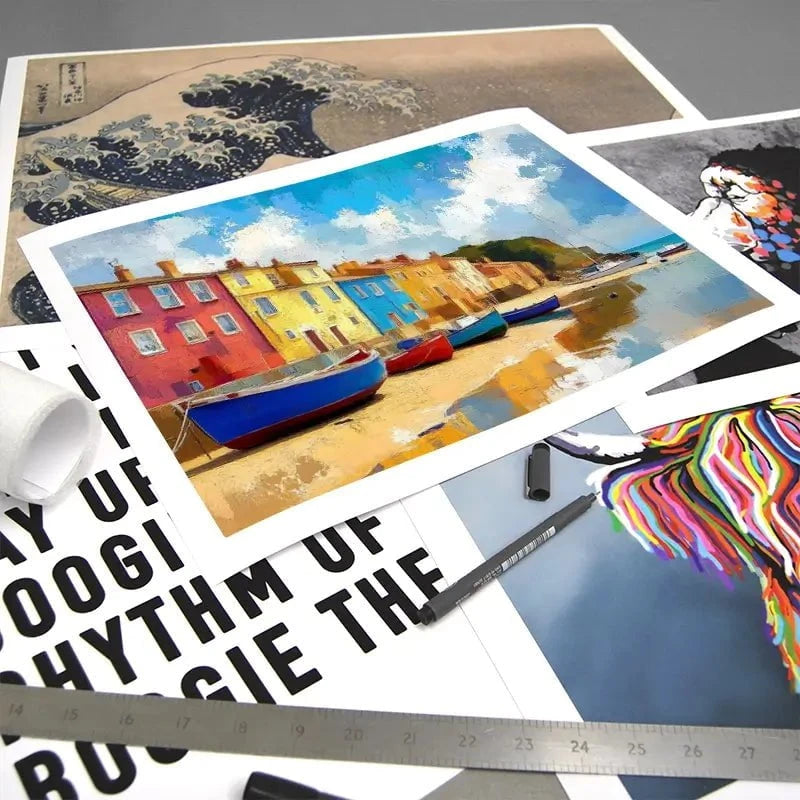 Coastal Town Art Print Coastal Town Art Print wall art product David Alexander Elder