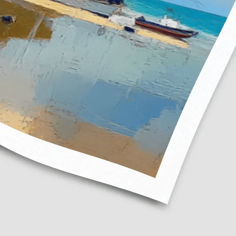 Coastal Town Art Print Coastal Town Art Print wall art product David Alexander Elder