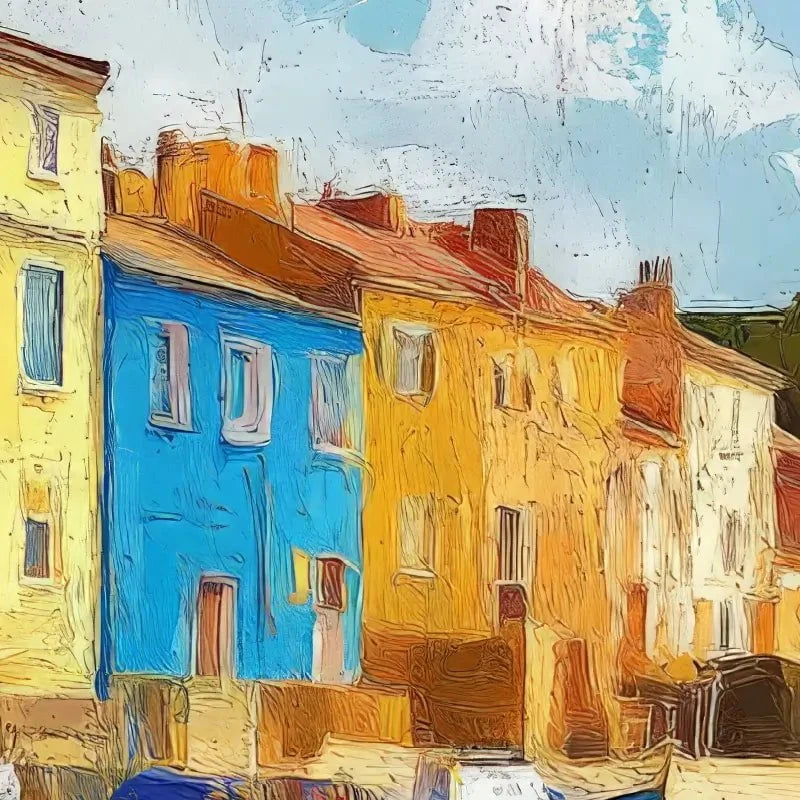 Coastal Town Canvas Print Coastal Town Canvas Print wall art product David Alexander Elder