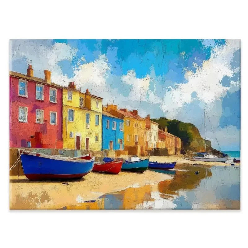 Coastal Town Canvas Print Coastal Town Canvas Print wall art product David Alexander Elder