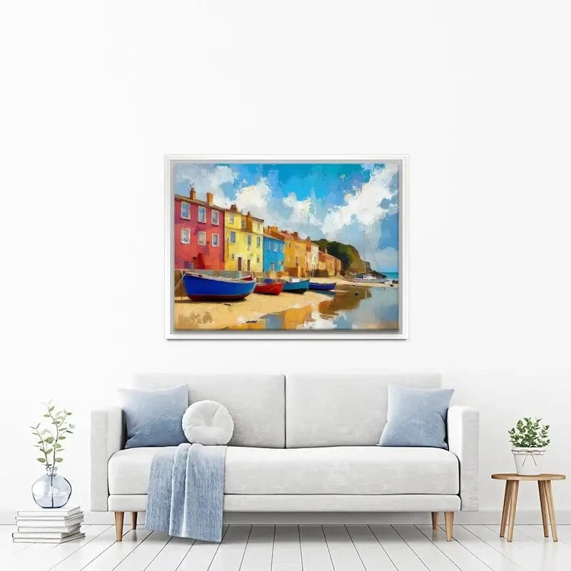 Coastal Town Canvas Print Coastal Town Canvas Print wall art product David Alexander Elder