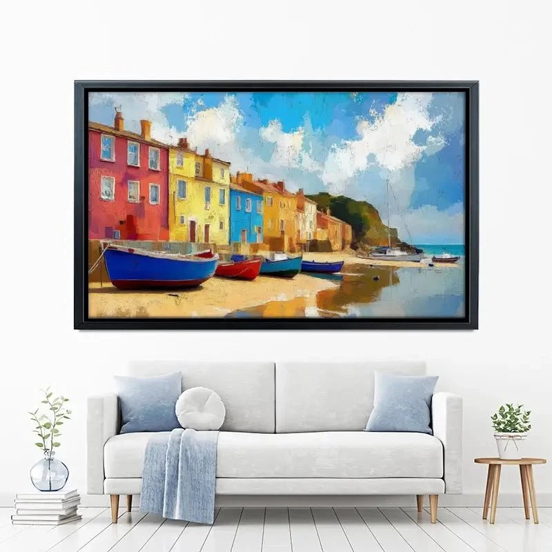 Coastal Town Canvas Print Coastal Town Canvas Print wall art product David Alexander Elder
