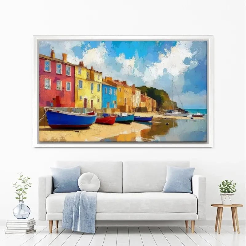 Coastal Town Canvas Print Coastal Town Canvas Print wall art product David Alexander Elder